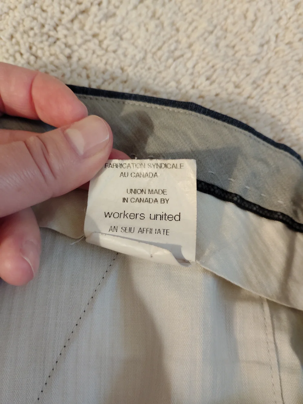 Men's Blue Plaid Dress Pants